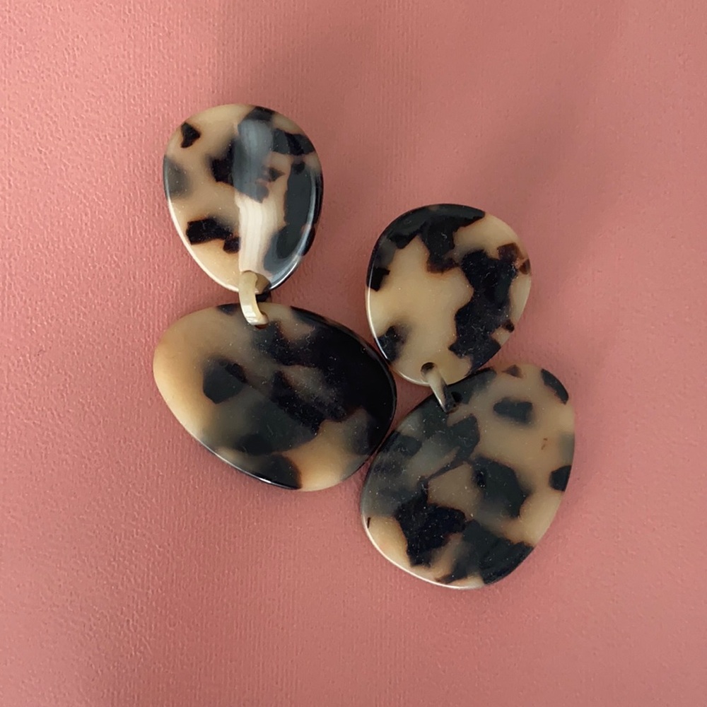Tortoise earrings